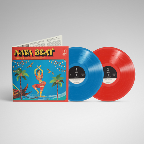 Various Artists - Naya Beat Volume 1: South Asian Dance And Electronic Music 1983-1992 - IEX Blue & Red Color Vinyl