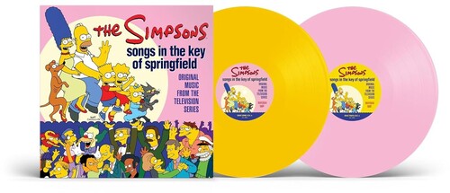 The Simpsons-Songs In The Key Of Springfield - Pink and Yellow Vinyl