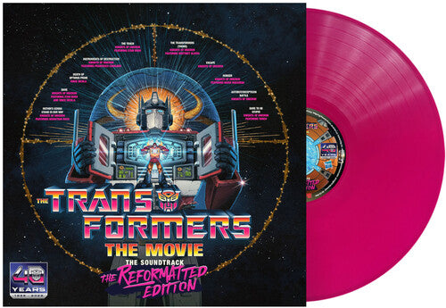 The Transformers - The Movie, The Soundtrack, The Reformatted Edition - Pink Color Vinyl