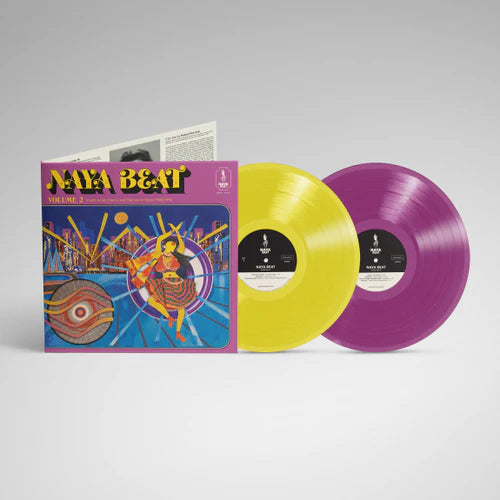 Various Artists - Naya Beat Volume 2: South Asian Dance And Electronic Music 1988-1994 - IEX Yellow & Purple Color Vinyl