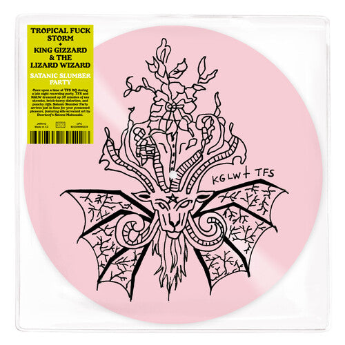 Tropical F*** Storm / King Gizzard & The Lizard Wizard - Satanic Slumber Party - Pink Silkscreened Vinyl