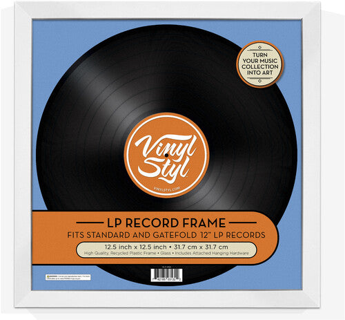 Vinyl Styl® 12 Inch Vinyl Record Display Frame - Wall Hanging - White
