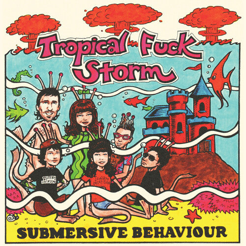 Tropical F*** Storm - Submersive Behaviour - Clear/ Aqua Blue Smoke Vinyl