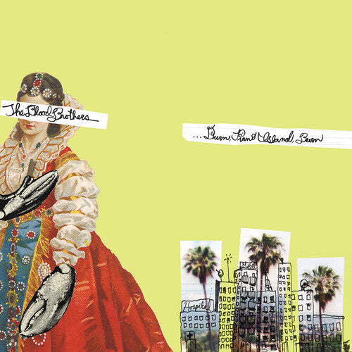 The Blood Brothers - Burn, Piano Island, Burn (Deluxe Edition, Bonus 7") - Yellow with Pink & Black Splatter Color Vinyl