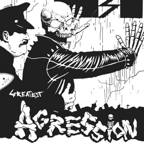 Agression - Greatest (Black & White Splatter Color) - Vinyl