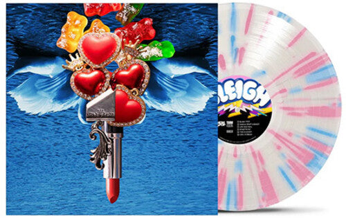 Sleigh Bells - Bunky Becky Birthday Boy - Clear Pink & Blue Splatter Color Vinyl