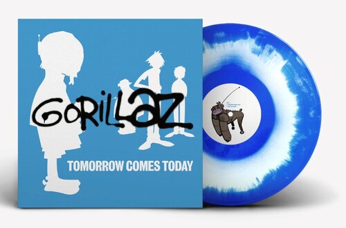 Gorillaz - Tomorrow Comes Today EP - White & Blue Color Vinyl