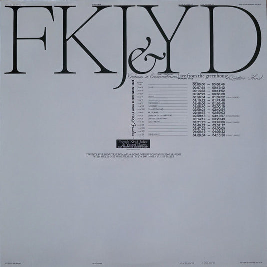 French Kiwi Juice (FKJ) and Yussef Dayes - Live from the Greenhouse - Vinyl