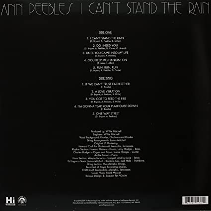 Ann Peebles - I Can't Stand the Rain - Vinyl