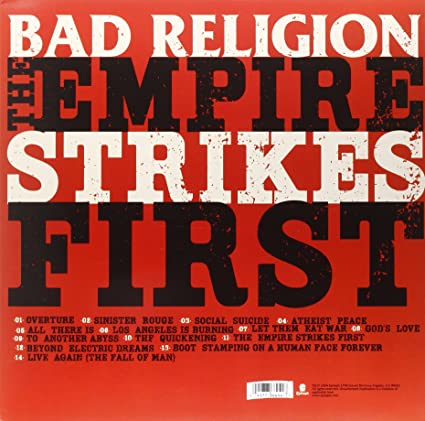 Bad Religion - The Empire Strikes First - Vinyl