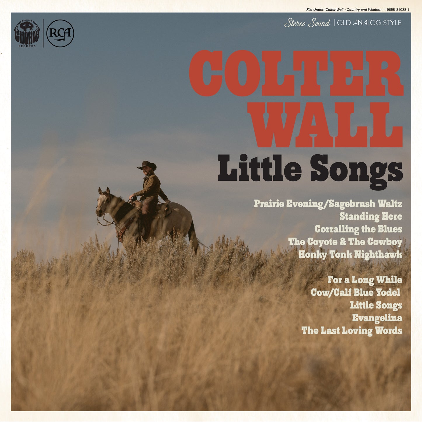 Colter Wall - Little Songs - Vinyl