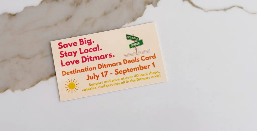 Destination Ditmars Deals Card
