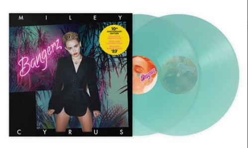 Miley Cyrus - Bangerz (Limited Edition, Sea Glass Vinyl, Gatefold Jacket, Poster, 10th Anniversary) [Import] (2 Lp's) - Vinyl