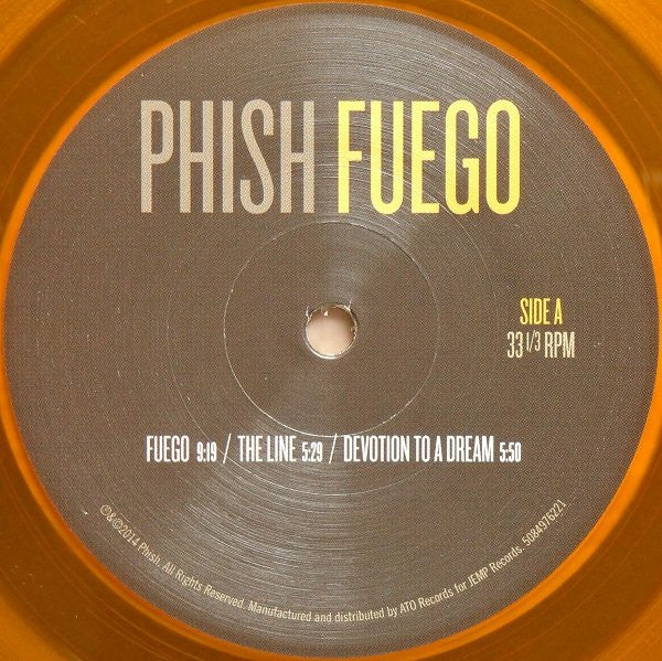 Phish - Fuego [Spontaneous Combustion Ed.] [Flame 2 LP] - Vinyl