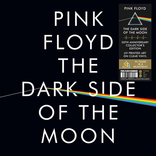 Pink Floyd - The Dark Side Of The Moon (50th Anniversary) - UV Printed Clear Vinyl