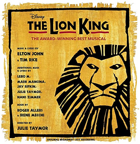 Various Artists - The Lion King: Original Broadway Cast - Yellow/Black Splatter Vinyl