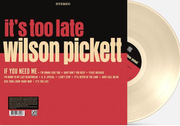 Wilson Pickett - It's Too Late - Crream Vinyl